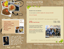 Tablet Screenshot of nazarethdeli.com